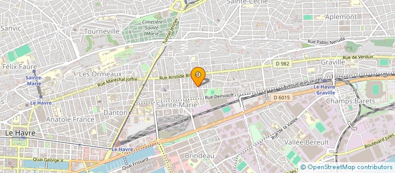 localisation de l'entreprise LA CANOPEE LH  LE HAVRE