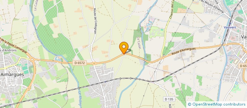 localisation de l'entreprise LA CANOURGUE  LE CAILAR