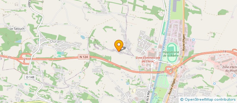 localisation de l'entreprise LA CANT AUCH  AUCH