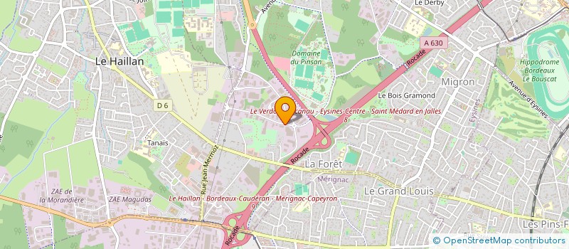 localisation de l'entreprise LA CANT IN à EYSINES