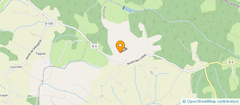 localisation de l'entreprise LA CANTALAUZE  SALVAGNAC