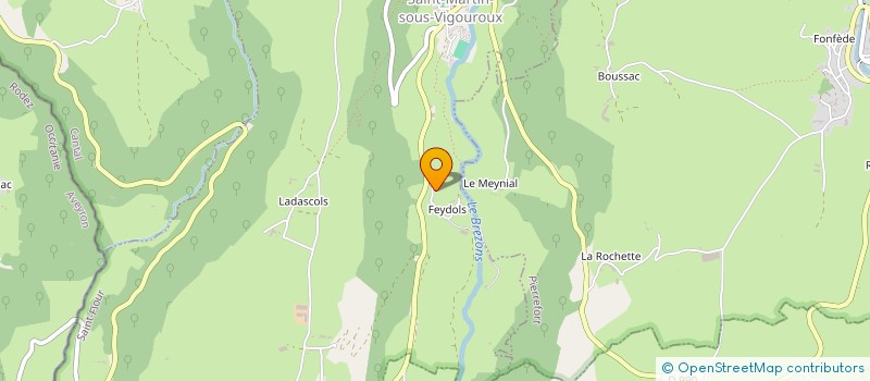 localisation de l'entreprise LA CANTALETTE  ST MARTIN SOUS VIGOUROUX