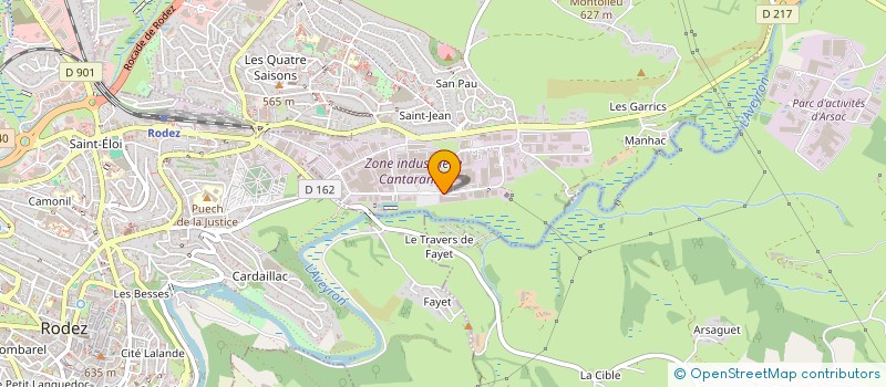 localisation de l'entreprise LA CANTARANNE IMMO  ONET-LE-CHATEAU