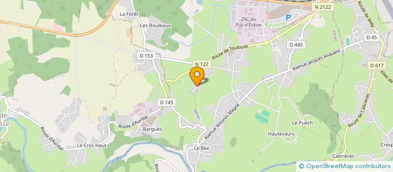 localisation de l'entreprise LA CANTAVRELLE à YTRAC