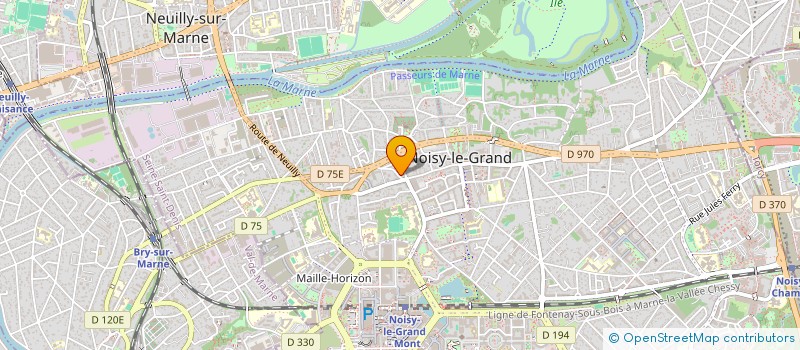 localisation de l'entreprise LA CANTIN'A  NOISY-LE-GRAND