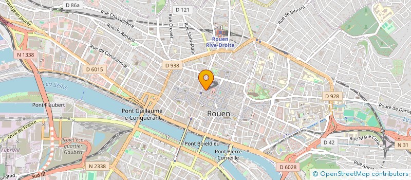 localisation de l'entreprise LA CANTINA à ROUEN
