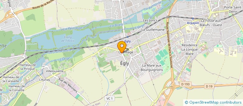 localisation de l'entreprise LA CANTINA  EGLY