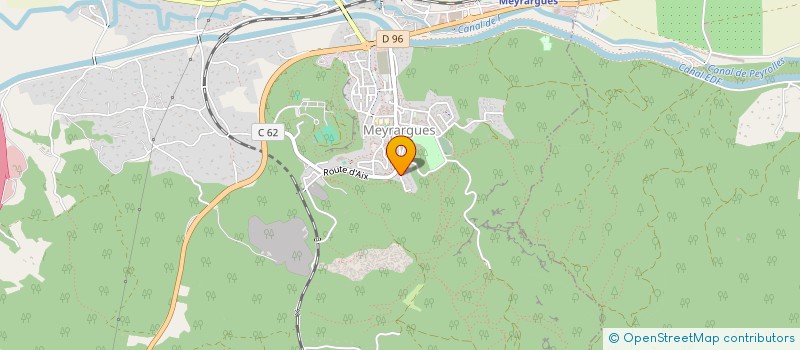 localisation de l'entreprise LA CANTINA  MEYRARGUES