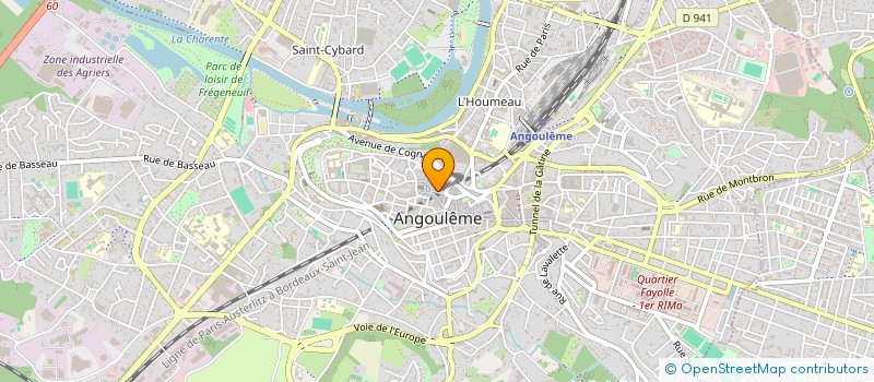 localisation de l'entreprise LA CANTINE à ANGOULEME
