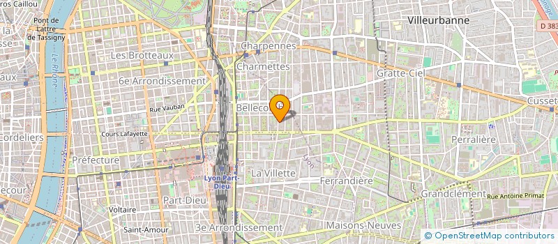 localisation de l'entreprise LA CANTINE à LYON