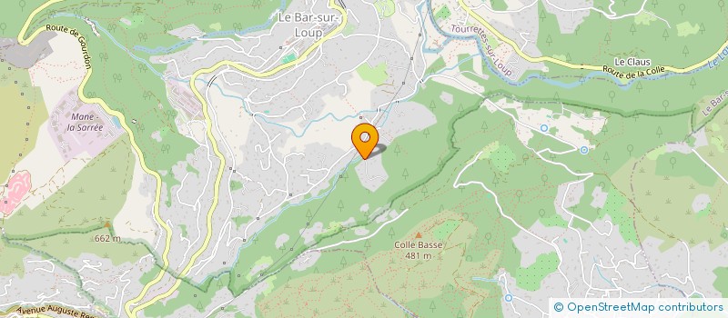 localisation de l'entreprise LA CANTINE à LE BAR-SUR-LOUP