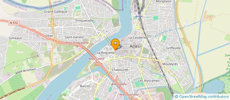 localisation de l'entreprise LA CANTINE ARLESIENNE à ARLES