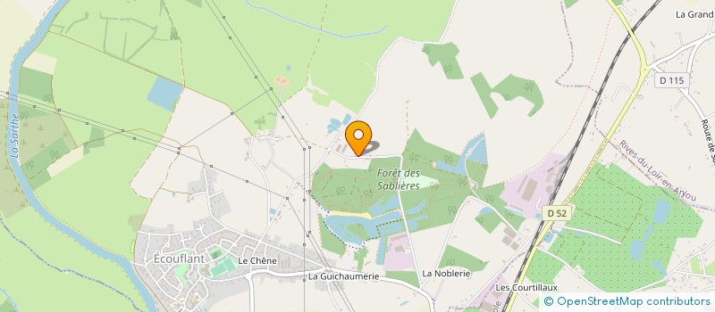 localisation de l'entreprise LA CANTINE BIO DES LYS à ECOUFLANT