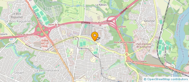 localisation de l'entreprise LA CANTINE D'ALBERT à NANTES