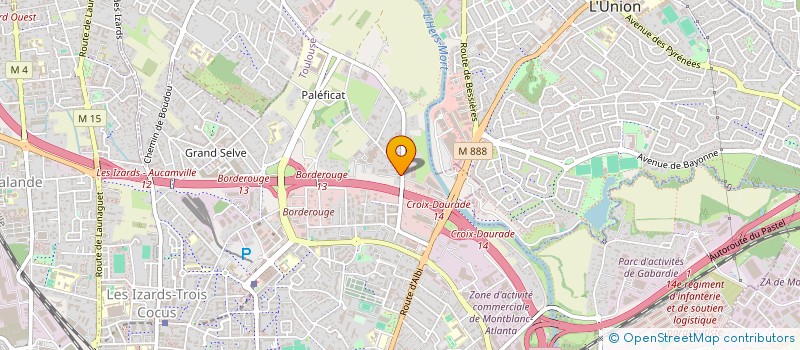 localisation de l'entreprise LA CANTINE D'HORACE  TOULOUSE