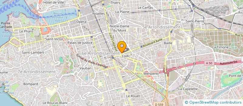 localisation de l'entreprise LA CANTINE DE JEANINE à MARSEILLE