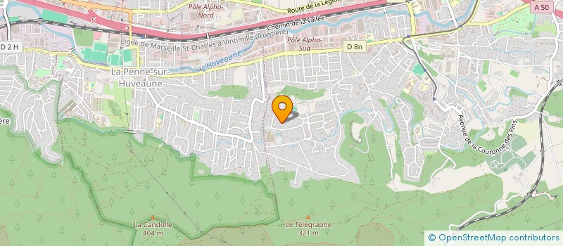 localisation de l'entreprise LA CANTINE DE LILY  AUBAGNE