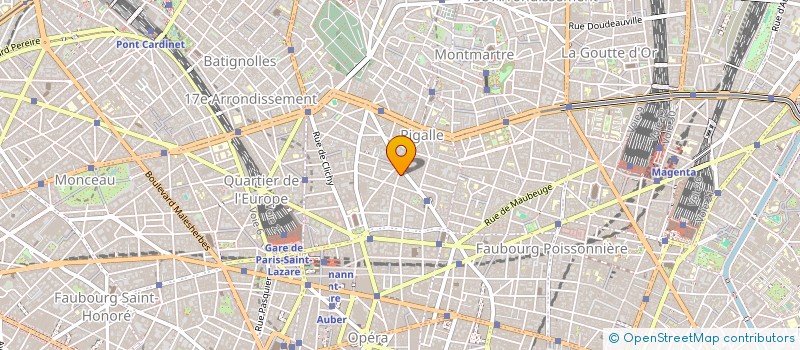 localisation de l'entreprise LA CANTINE DE SAM  PARIS