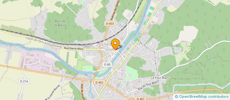 localisation de l'entreprise LA CANTINE DES AMIS à LA FERTE-SOUS-JOUARRE