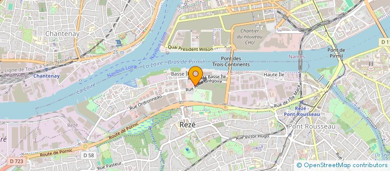 localisation de l'entreprise LA CANTINE DES COLIBRIS ET DES FAIZEUX. à REZE