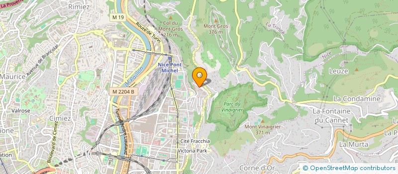 localisation de l'entreprise LA CANTINE DES COPAINS  NICE