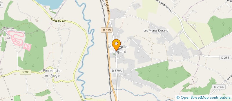 localisation de l'entreprise LA CANTINE DES FANFARONS  MANNEVILLE-LA-PIPARD