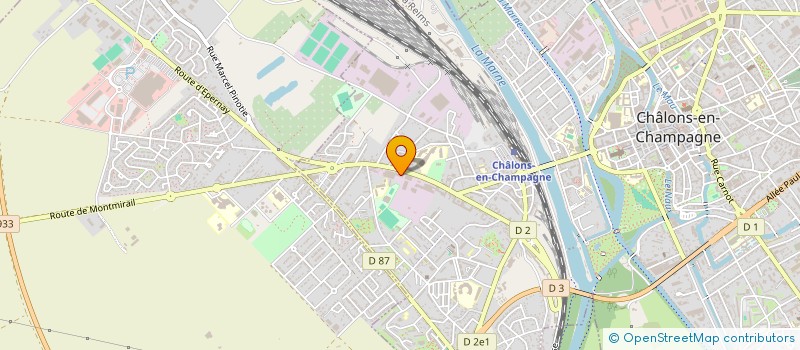 localisation de l'entreprise LA CANTINE DU 111  CHALONS-EN-CHAMPAGNE