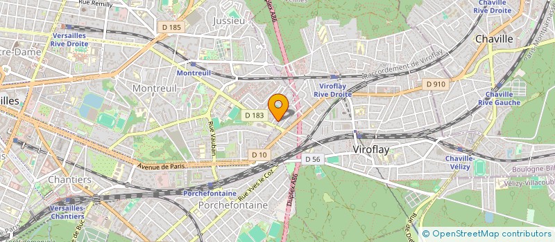 localisation de l'entreprise LA CANTINE DU CHATEAU à VERSAILLES