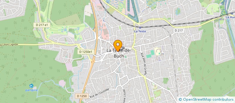 localisation de l'entreprise LA CANTINE DU COQ à LA TESTE DE BUCH
