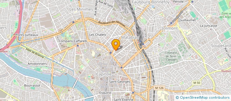 localisation de l'entreprise LA CANTINE DU CRYSTAL à TOULOUSE