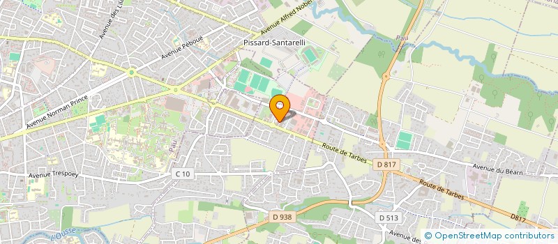 localisation de l'entreprise LA CANTINE DU HAMEAU  BIZANOS