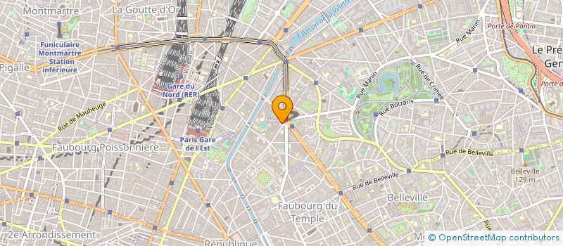 localisation de l'entreprise LA CANTINE FABIEN  PARIS