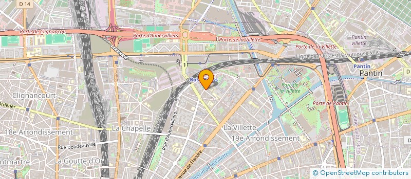 localisation de l'entreprise LA CANTINE PARISIENNE à PARIS