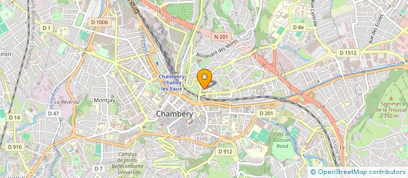 localisation de l'entreprise LA CANTINE SAVOYARDE à CHAMBERY