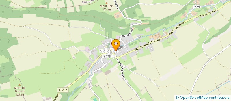 localisation de l'entreprise LA CANTINE SCOLAIRE à NIELLES-LES-BLEQUIN