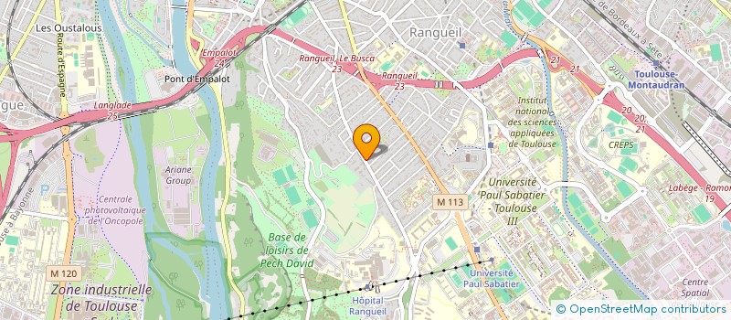 localisation de l'entreprise LA CANTINE VOLANTE DES ARTISTES à TOULOUSE