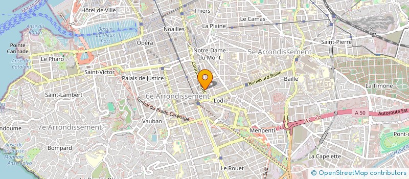 localisation de l'entreprise LA CANTINETTE à MARSEILLE