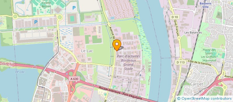 localisation de l'entreprise LA CANTOCH'  BORDEAUX