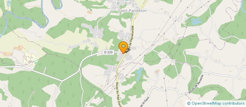 localisation de l'entreprise LA CANTOCHE  SAINT-PANDELON