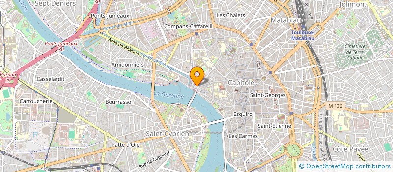 localisation de l'entreprise LA CANTOCHE DE ST PIERRE  TOULOUSE