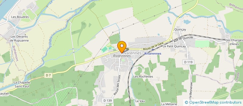 localisation de l'entreprise LA CANTOCHE DES MIOCHES à RIVARENNES