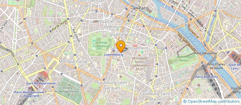 localisation de l'entreprise LA CANTONNADE  PARIS