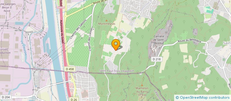 localisation de l'entreprise LA CANTONNIERE  SAINT-PAUL-TROIS-CHATEAUX