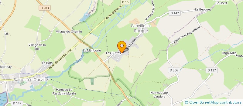 localisation de l'entreprise LA CANVILLAISE  CANVILLE-LA-ROCQUE