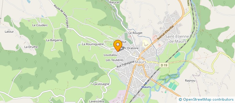 localisation de l'entreprise LA CAPACITE à MAURS