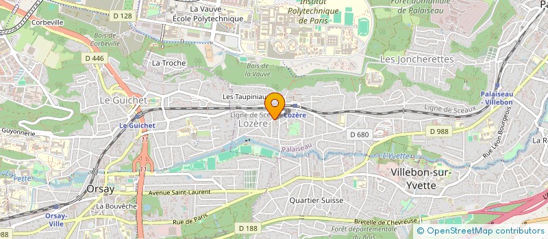 localisation de l'entreprise LA CAPE à PALAISEAU