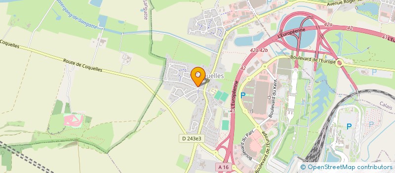 localisation de l'entreprise LA CAPELETTE  COQUELLES