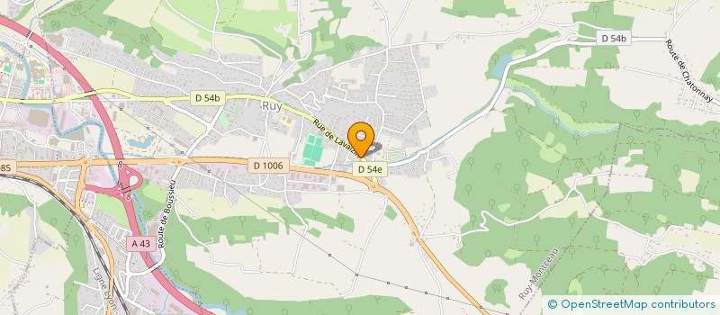 localisation de l'entreprise LA CAPELLA  RUY-MONTCEAU