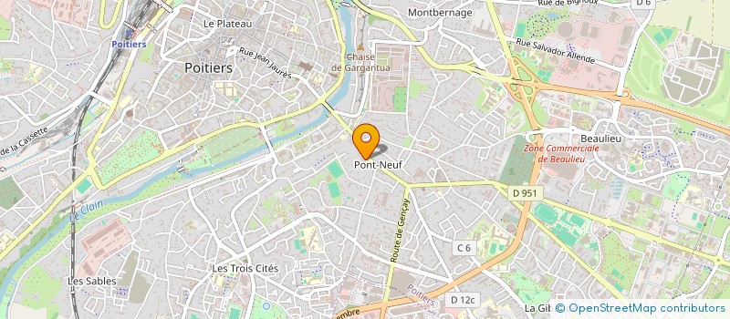 localisation de l'entreprise LA CAPELLERIE  POITIERS