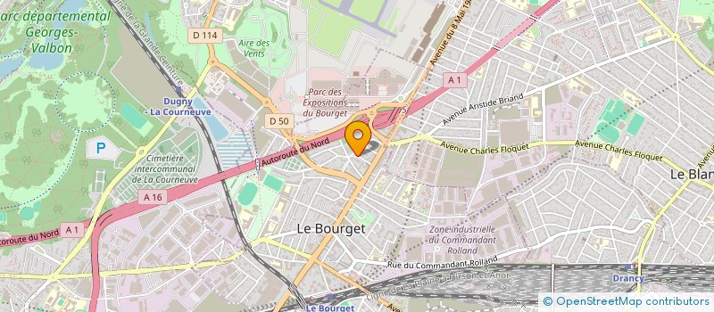 localisation de l'entreprise LA CAPEMA à LE BOURGET